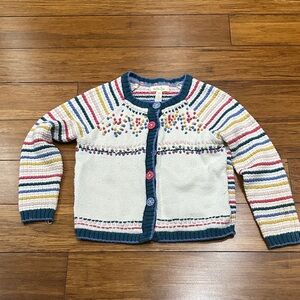 Matilda Jane Colorful Striped Kids Sweater